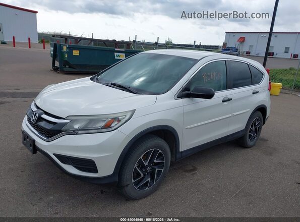 5J6RM4H41GL053125 2016 HONDA CR-V Белый Передняя левая четверть