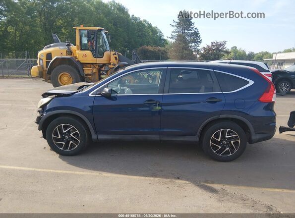 5J6RM4H42GL051433 2016 HONDA CR-V Dark Blue 