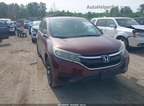 5J6RM4H43GL034513 2016 HONDA CR-V Red Սարքավորումների վահանակի տեսք