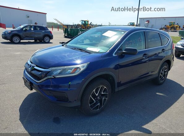 5J6RM4H49GL077737 2016 HONDA CR-V Blue Передня ліва чверть