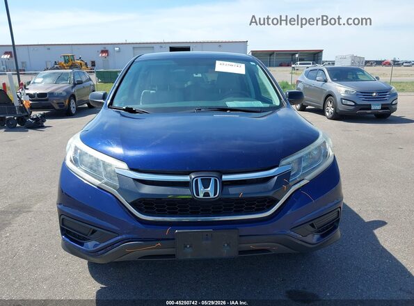 5J6RM4H49GL077737 2016 HONDA CR-V Blue Вид щитка приладів