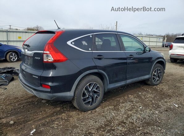 5J6RM4H4XGL075611 2016 HONDA CR-V Black 
