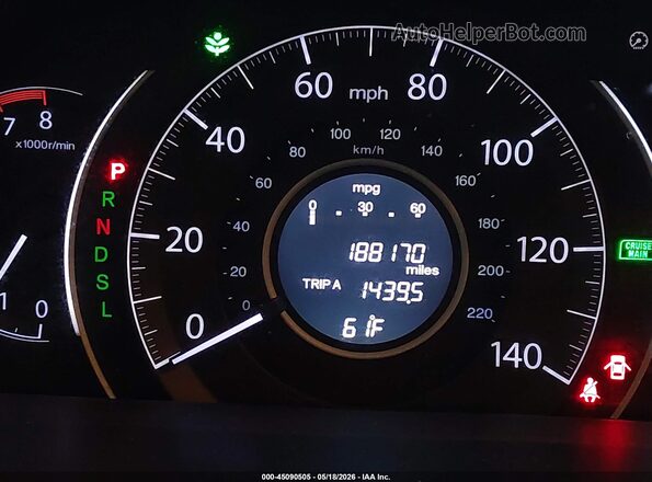 5J6RM4H4XGL121437 2016 HONDA CR-V Blue 