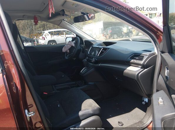 5J6RM4H53GL083462 2016 HONDA CR-V Burgundy Widok wnętrza z przodu