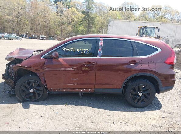 5J6RM4H53GL083462 2016 HONDA CR-V Burgundy 
