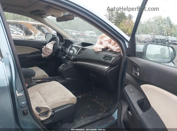 5J6RM4H54GL085298 2016 HONDA CR-V Teal Widok wnętrza z przodu