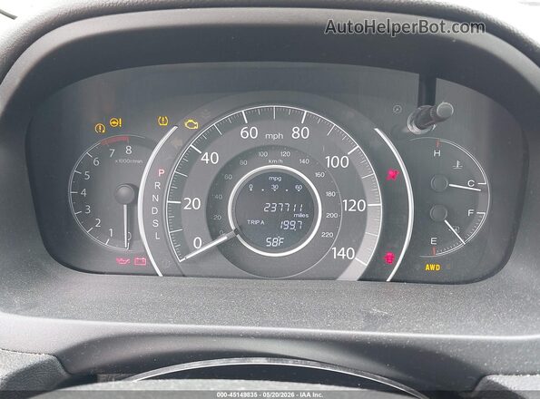 5J6RM4H59GL134320 2016 HONDA CR-V Brown უკანა სავარძლების ხედი
