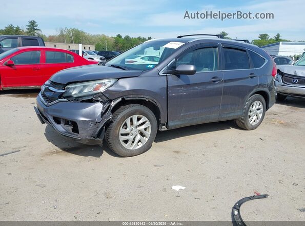 5J6RM4H70GL021843 2016 HONDA CR-V Gray Передня ліва чверть