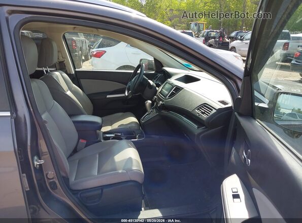 5J6RM4H70GL021843 2016 HONDA CR-V Gray Вид салону спереду