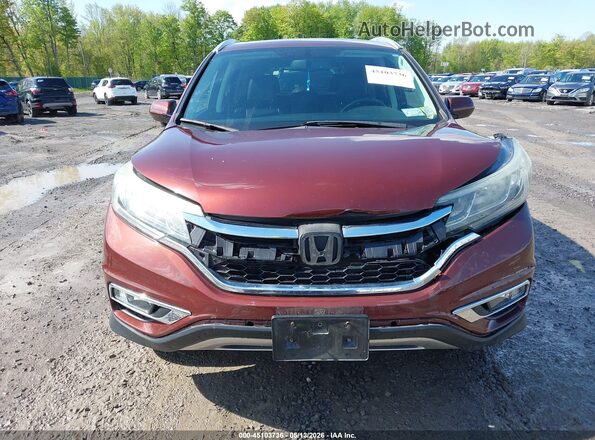 5J6RM4H73GL053976 2016 HONDA CR-V Red Widok zestawu wskaźników