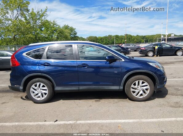 5J6RM4H74GL008707 2016 HONDA CR-V Blue Widok wnętrza z tyłu