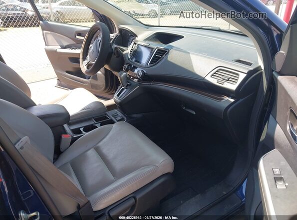 5J6RM4H74GL036815 2016 HONDA CR-V Blue 