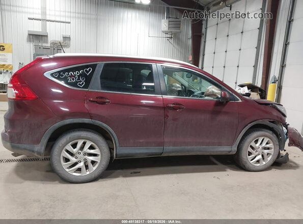 5J6RM4H74GL070432 2016 HONDA CR-V Burgundy Rear interior view