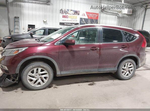 5J6RM4H74GL070432 2016 HONDA CR-V Burgundy 360 interior view