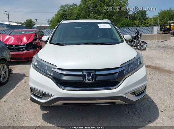 5J6RM4H75GL018551 2016 HONDA CR-V White Widok zestawu wskaźników