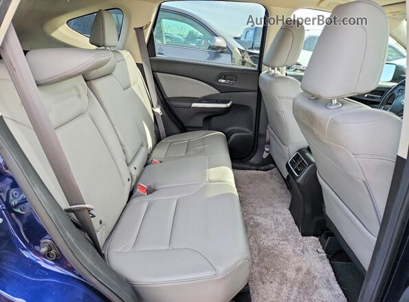 5J6RM4H75GL120593 2016 HONDA CR-V Blue 