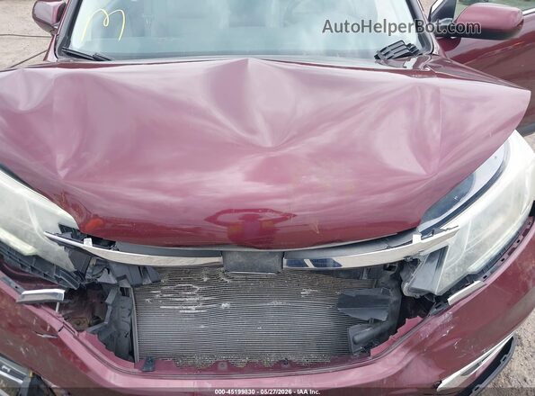 5J6RM4H77GL005607 2016 HONDA CR-V Burgundy Vista trasera