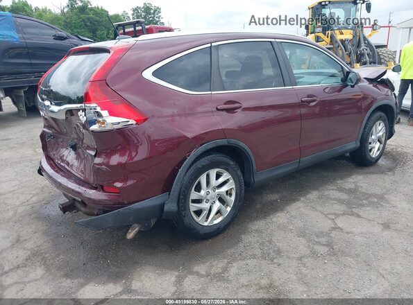 5J6RM4H77GL005607 2016 HONDA CR-V Burgundy Trasero derecho