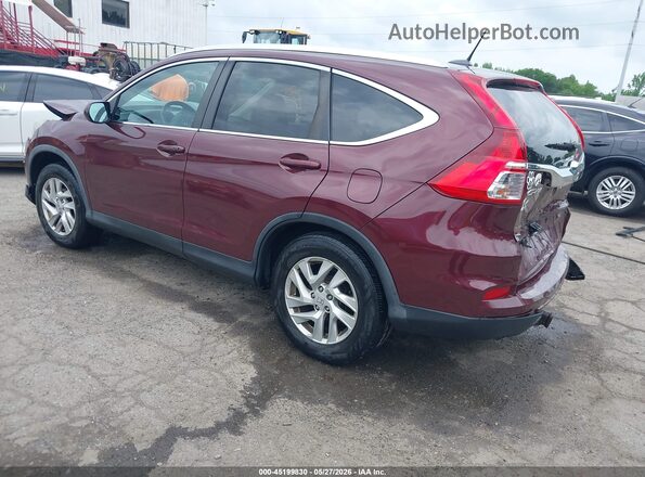 5J6RM4H77GL005607 2016 HONDA CR-V Burgundy Trasero izquierdo
