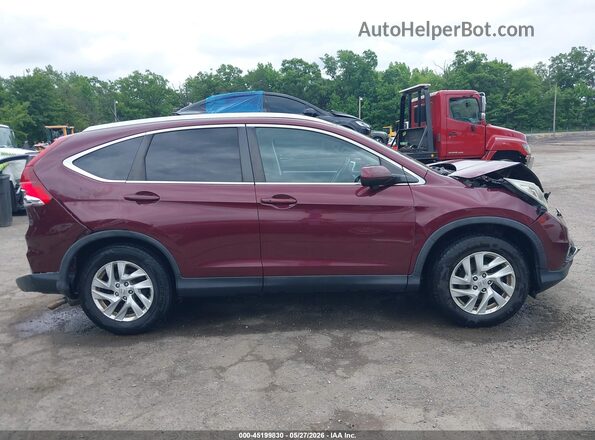 5J6RM4H77GL005607 2016 HONDA CR-V Burgundy Vista interior trasera