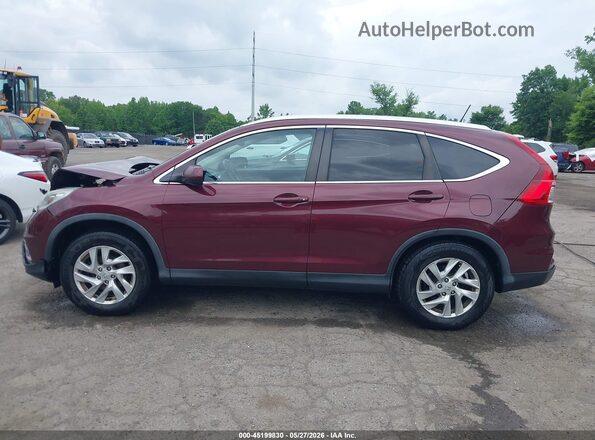 5J6RM4H77GL005607 2016 HONDA CR-V Burgundy Vista interior de 360 grados