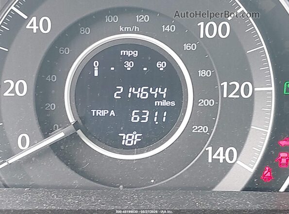 5J6RM4H77GL005607 2016 HONDA CR-V Burgundy 