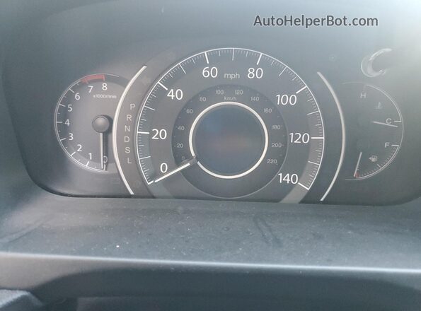 5J6RM4H77GL042446 2016 HONDA CR-V White ხელსაწყოთა პანელის ხედი