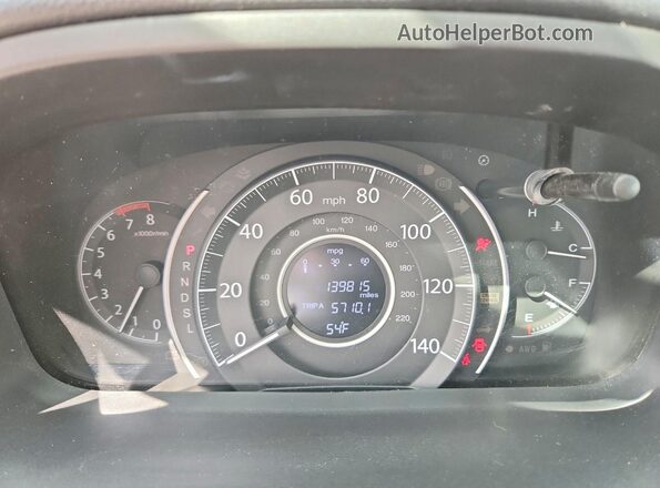 5J6RM4H77GL125181 2016 HONDA CR-V Black 