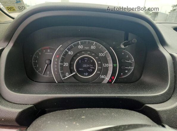 5J6RM4H79GL018536 2016 HONDA CR-V Белый Вид щитка приборов