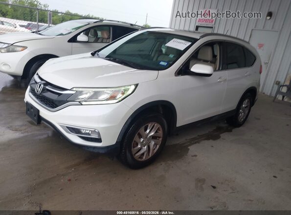 5J6RM4H7XGL111677 2016 HONDA CR-V White Առջևի ձախ երեք քառորդ տեսարան