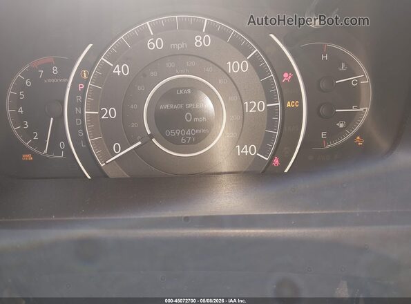 5J6RM4H91GL064489 2016 HONDA CR-V Серый Вид задних сидений