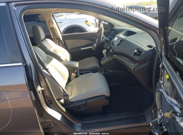 5J6RM4H91GL064489 2016 HONDA CR-V Серый Вид салона спереди