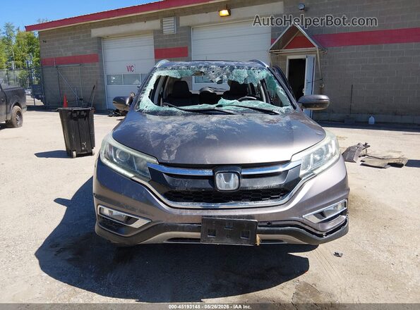 5J6RM4H98GL067812 2016 HONDA CR-V Gray Rear interior view