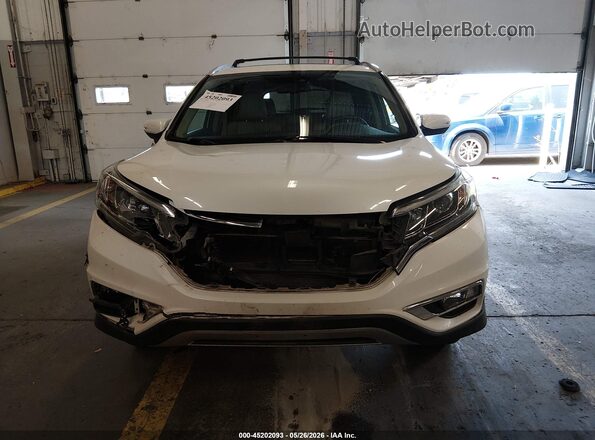 5J6RM4H99GL113213 2016 HONDA CR-V White Instrument cluster view