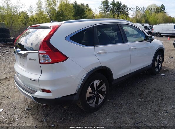 5J6RM4H9XGL040532 2016 HONDA CR-V White Задня права чверть