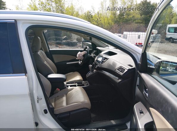 5J6RM4H9XGL040532 2016 HONDA CR-V White Вид салону спереду