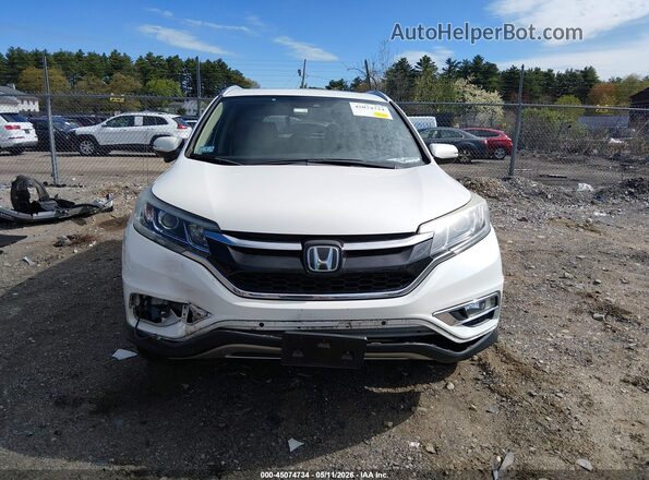 5J6RM4H9XGL040532 2016 HONDA CR-V White Вид щитка приладів