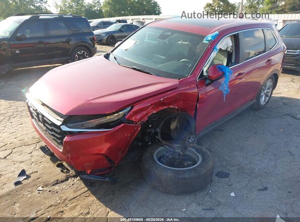 5J6RS3H41RL006678 2024 HONDA CR-V Red Առջևի ձախ երեք քառորդ տեսարան