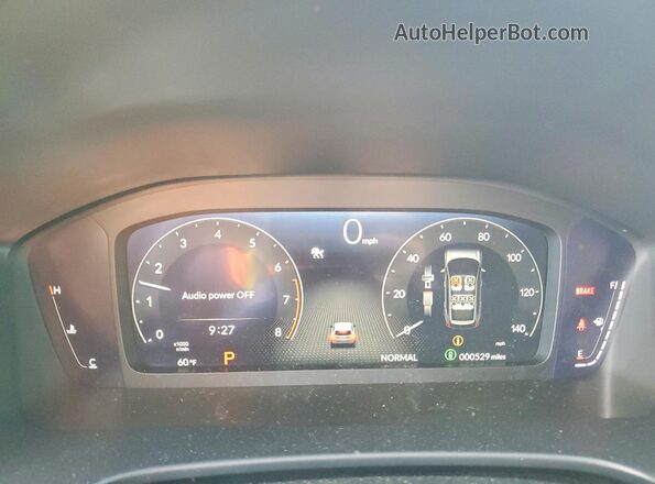 5J6RS3H70TL008519 2026 HONDA CR-V Blue Vista del cuadro de instrumentos