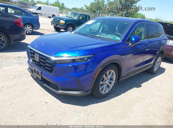 5J6RS4H71PL007522 2023 HONDA CR-V Blue Առջևի ձախ երեք քառորդ տեսարան