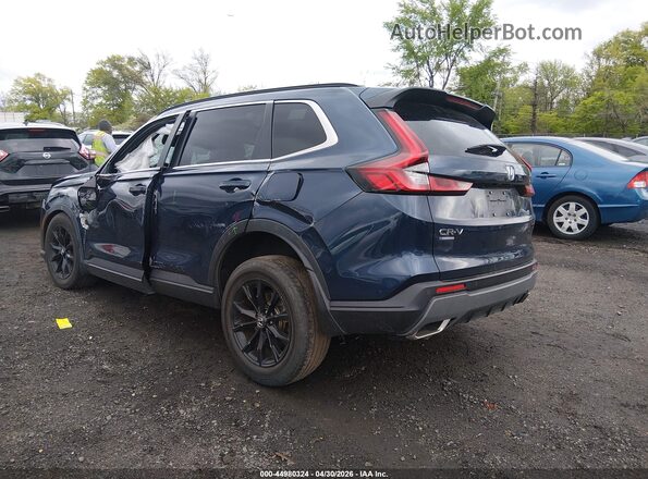 5J6RS6H81SL005217 2025 HONDA CR-V Blue Trasero izquierdo