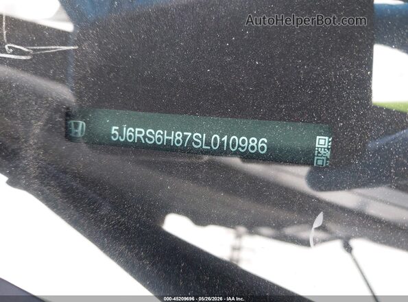 5J6RS6H87SL010986 2025 HONDA CR-V Gray Շարժիչի բաժամունքի տեսք