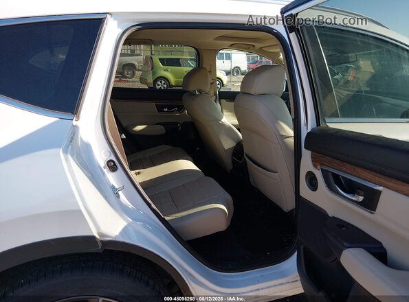 5J6RT6H98NL033588 2022 HONDA CR-V White Widok naklejki z numerem VIN