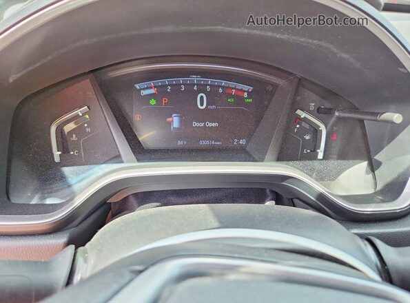 5J6RW1H50LL003568 2020 HONDA CR-V Red Instrument cluster view