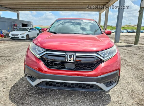5J6RW1H50LL003568 2020 HONDA CR-V Red Front view