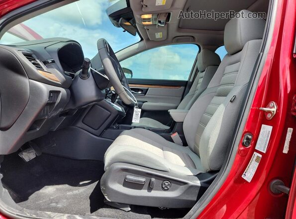 5J6RW1H50LL003568 2020 HONDA CR-V Red Front interior view
