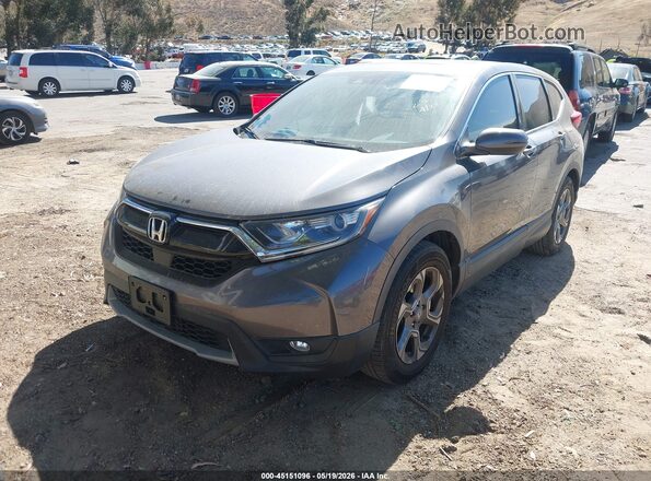 5J6RW1H53KA044349 2019 HONDA CR-V Gray Առջևի ձախ երեք քառորդ տեսարան
