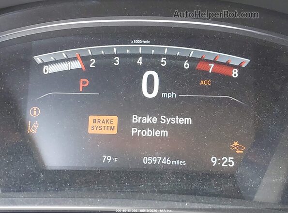 5J6RW1H53KA044349 2019 HONDA CR-V Gray 