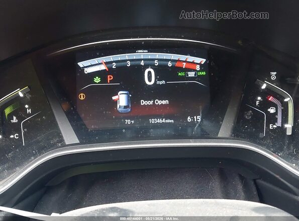 5J6RW1H55JA009889 2018 HONDA CR-V Silver Rear seats view