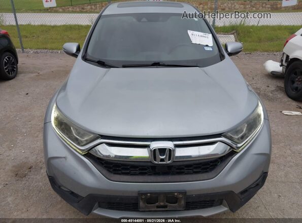 5J6RW1H55JA009889 2018 HONDA CR-V Silver Instrument cluster view